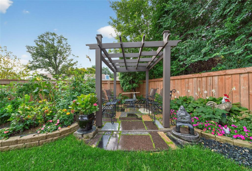 Beautiful Area with Pergola to Enjoy the Long Summer Days and Nights