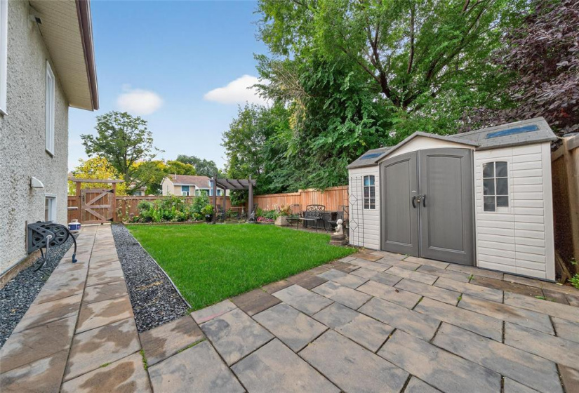 Nice Sized Yard and Large Shed, excellent for Storage