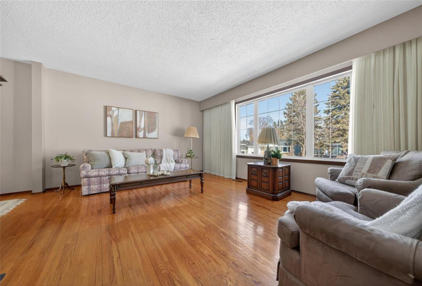 Bright interior with hardwood flooring throughout.