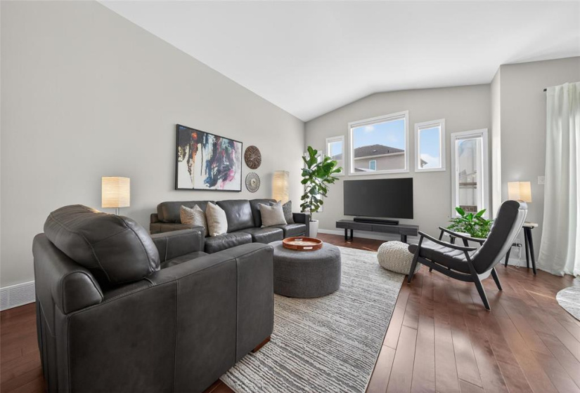 Feature wall of windows.