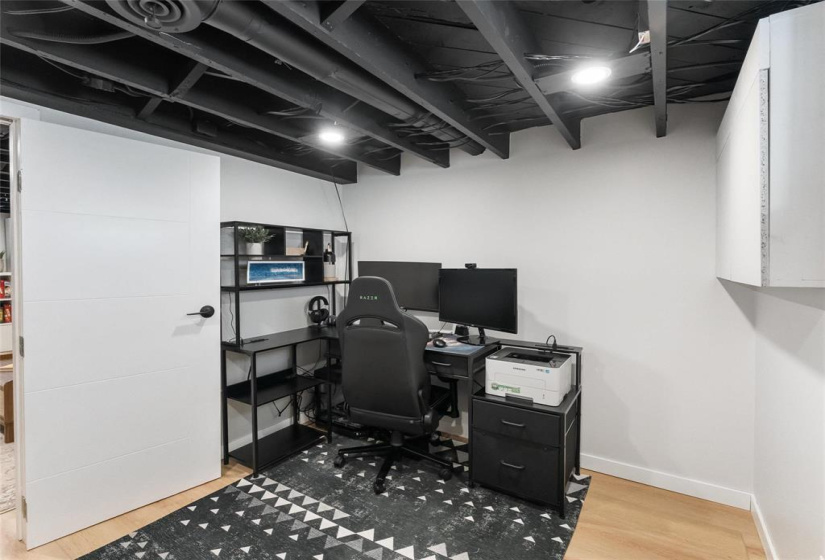 Office in basement