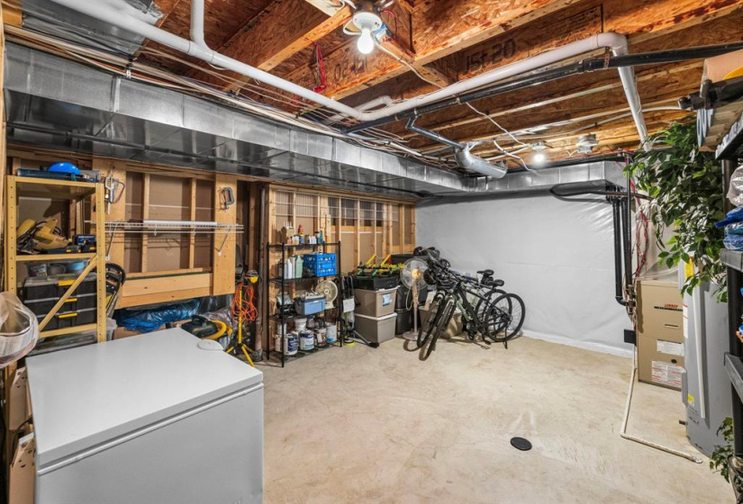 Large storage and mechanical room
