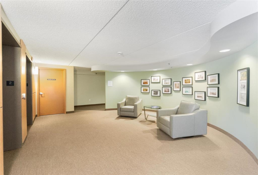 2nd floor lobby.  Also has library