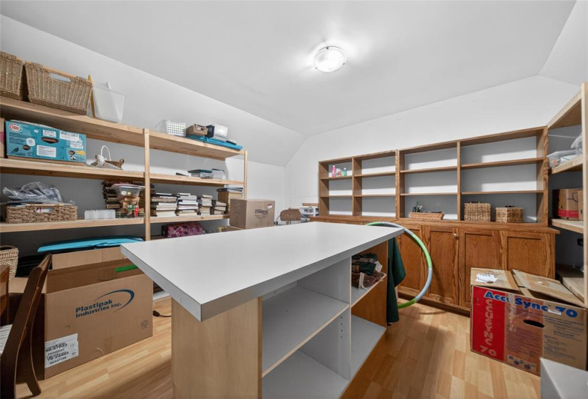Craft room.