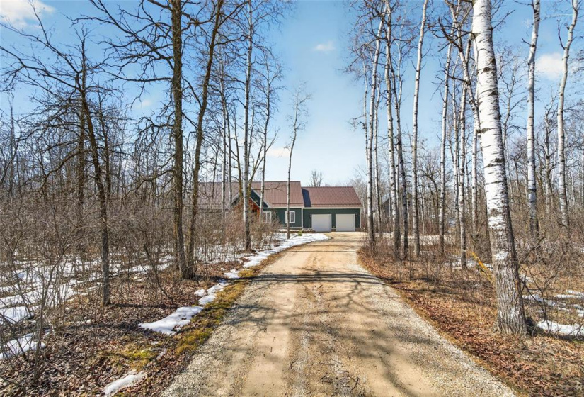 Stunning home on a beautiful 5-acre treed lot.