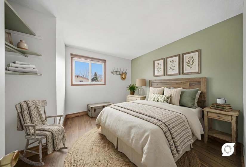 2nd bedroom -virtual staging