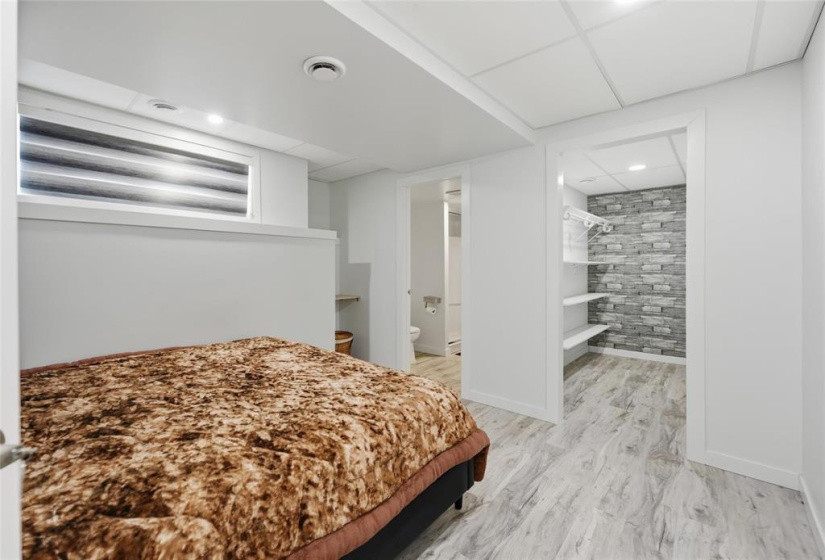 Massive lower level bedroom.