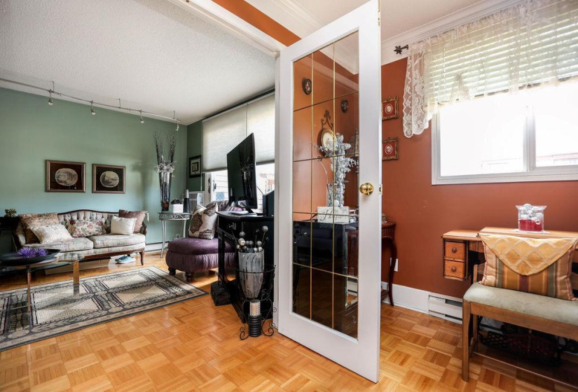 Second bedroom converted to a den/office