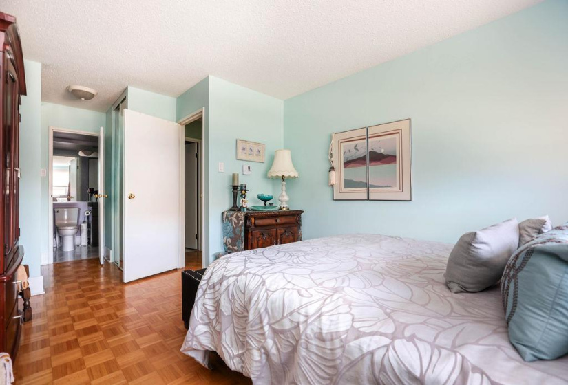 With walkthrough double mirrored closets