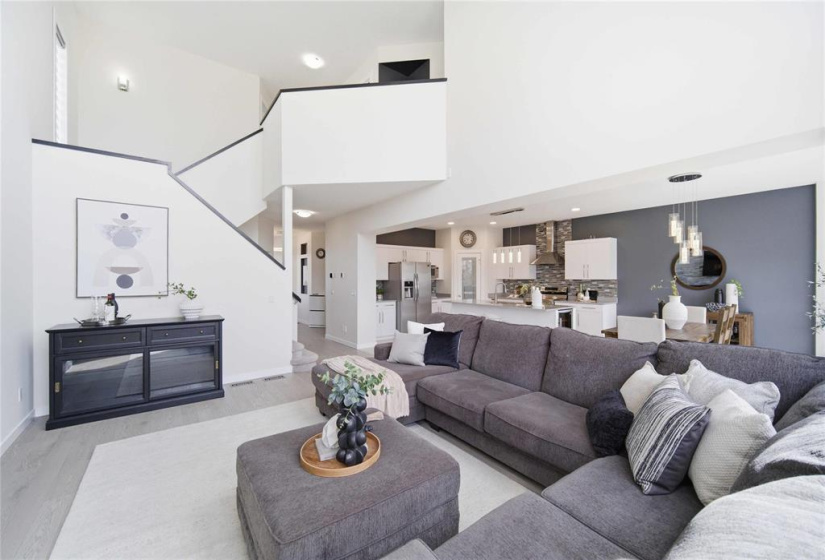 Modernized flooring & paint ('24) including engineered wood and ceramic tile on the main floor with laminate throughout the basement - invoices available