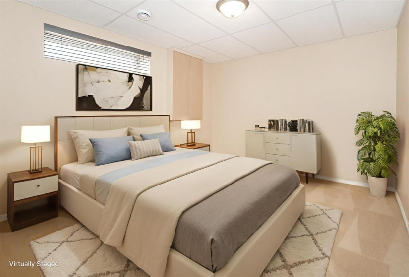 Lower level bedroom