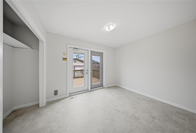 Updated flooring and fresh, neutral decor