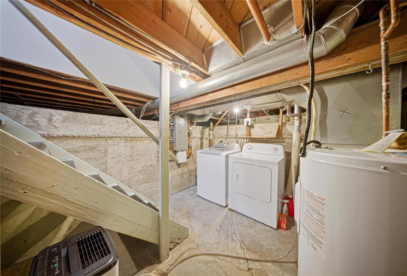 Washer and dryer included