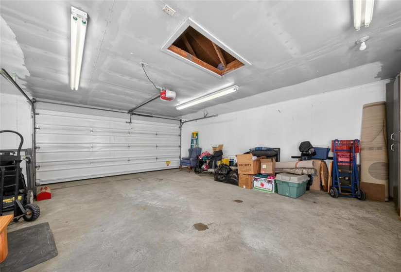Lots of space in the garage!