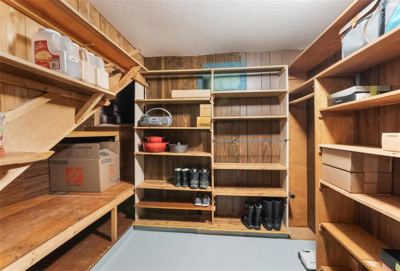 Great storage area