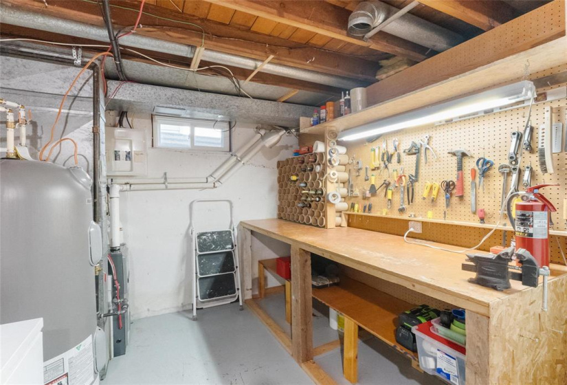 High efficiency furnace and HWT 2024.  Workbench