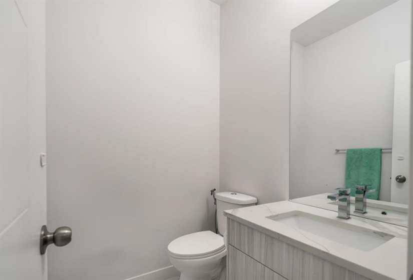Handy main floor 2pc washroom