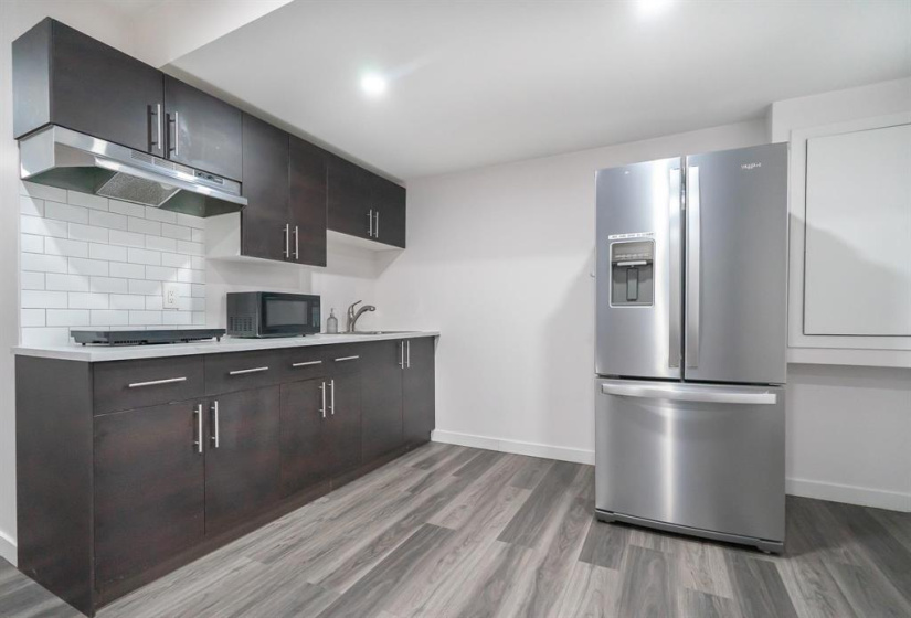 Rec-room with wet bar/kitchenette