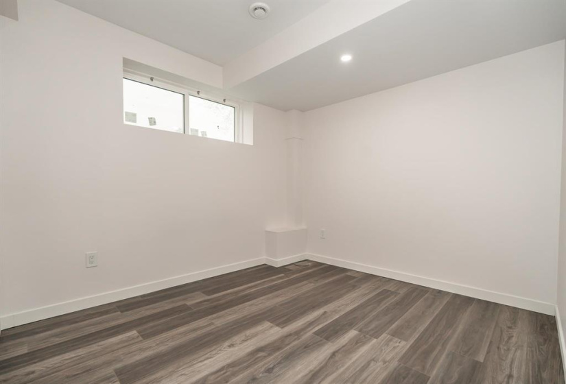 Basement bedroom