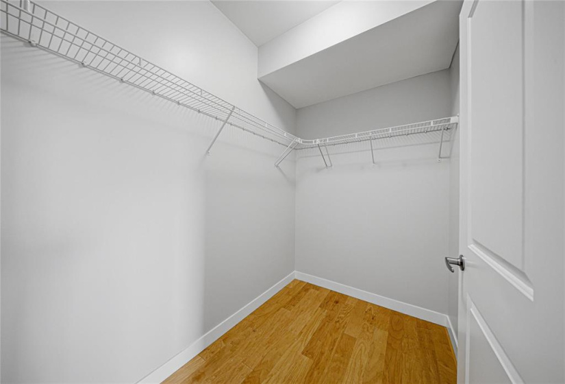 Walk in closet in Primary bedroom