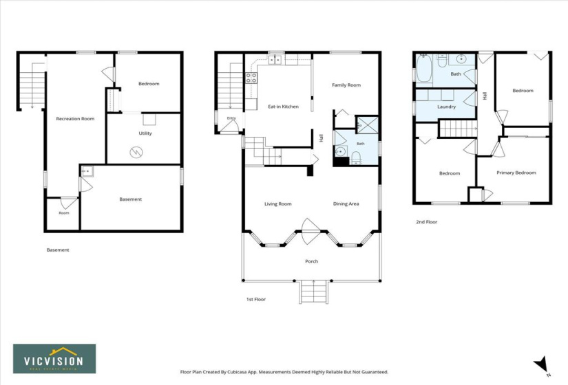 Floor plan all 3 levels