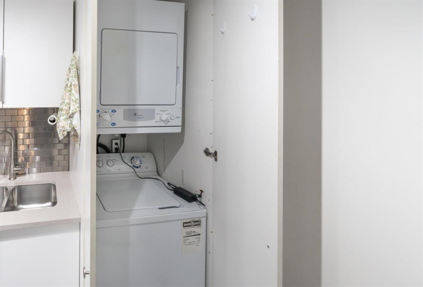 In-suite laundry