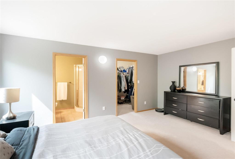 Primary ensuite and walk-in closet