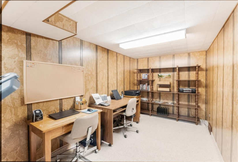 Office in basement