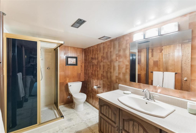 Basement bathroom