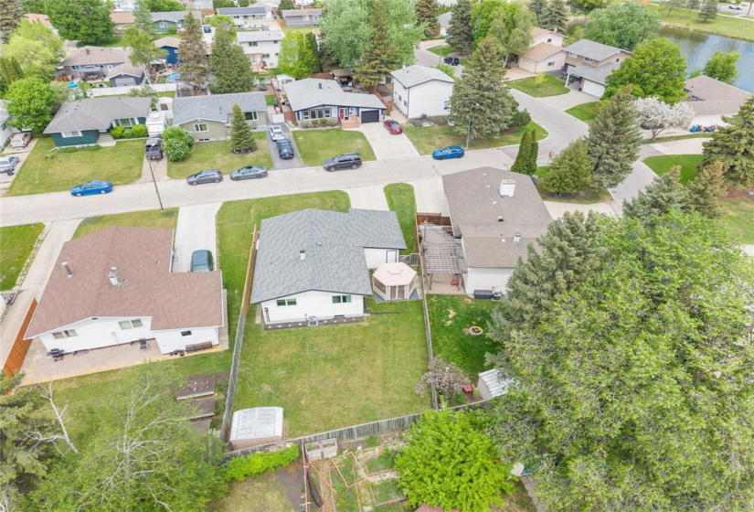 View of large lot. Mostly fenced