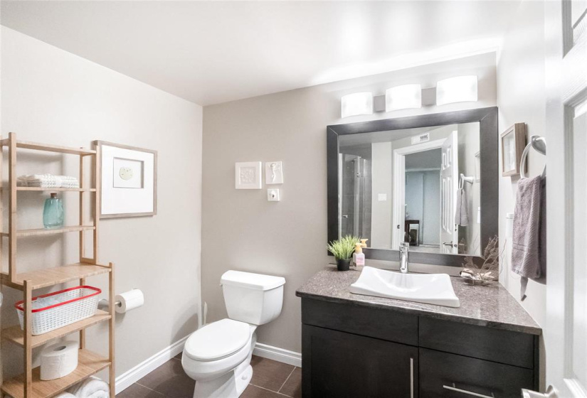 Basement bathroom