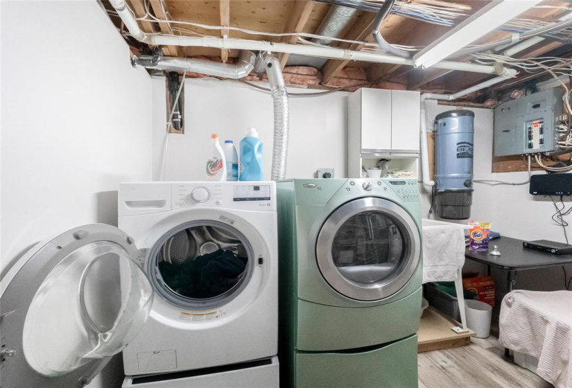 Washer and dryer
