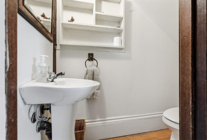 Main floor powder room
