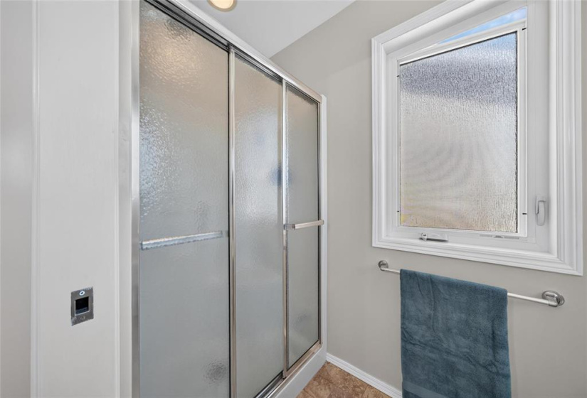 separate walk in shower