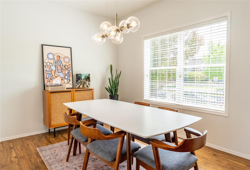 Formal dining area