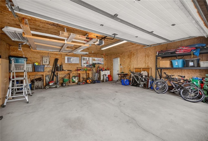 Garage is in Pristine Shape