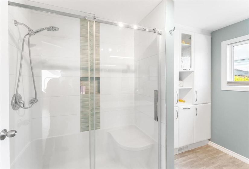 Built in storage and shelving