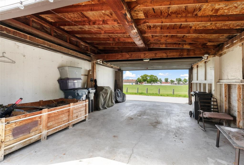 Sit inside and watch the soccer, football games in the field behind