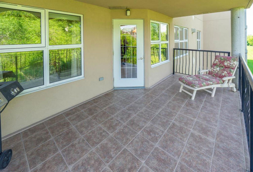 Lots of room for outdoor furniture and BBQ