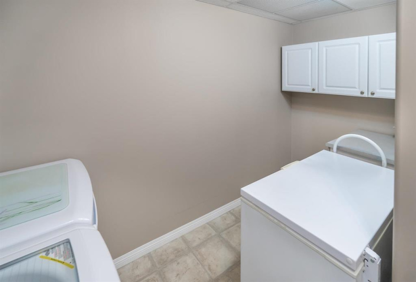 Handy in-suite storage room