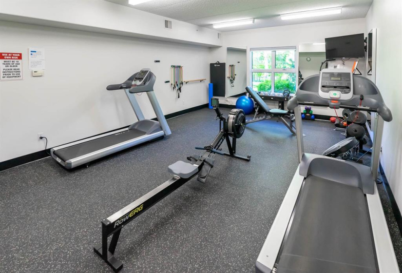 Who needs a gym membership when this updated gym is ready for you