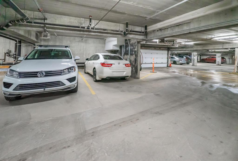 TWO(2) indoor parking spots side by side, near the elevator are included