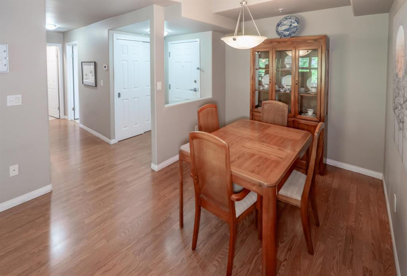 Roomy formal dining area