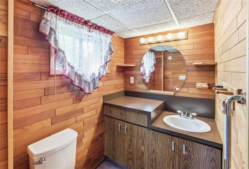 Bsmt 3 Pce Bath w/Wdw.