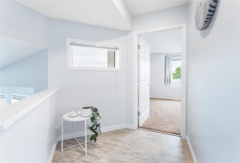 Entrance to primary bedroom on upper level