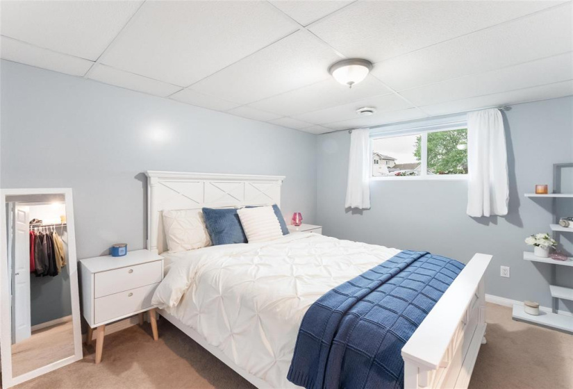 4th bedroom in basement