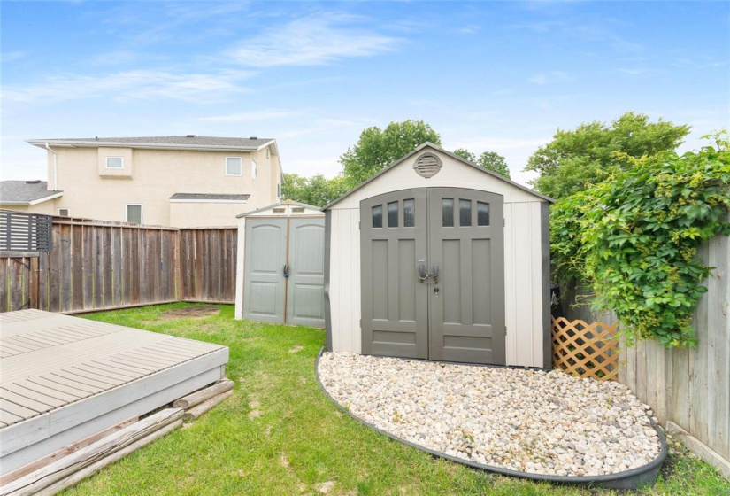 Two sheds