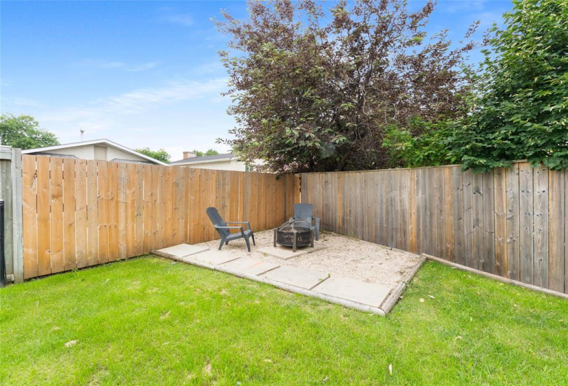 Fire pit area