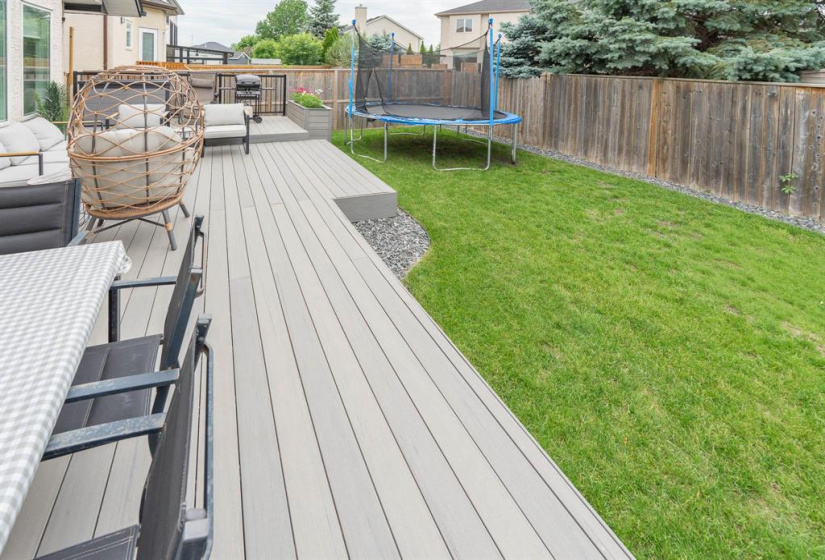 No need to sand and stain this deck!