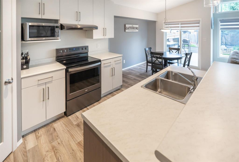 Functional kitchen includes all the appliances
